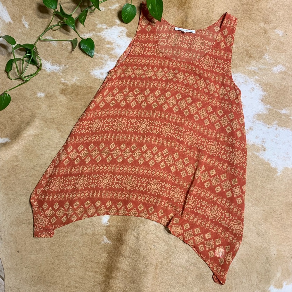 Anthro DanielRainn sheer tank, sz M